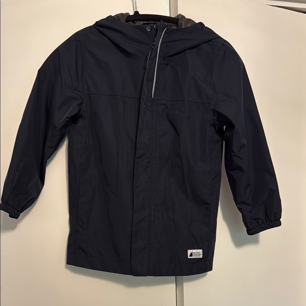 Kids Navy Rain Jacket